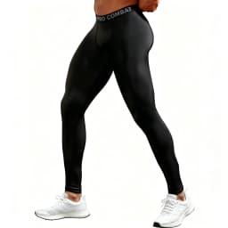 Men's Compression Leggings High Elastic Quick Dry Breathable Sports Base Layer for Gym Running Basketball Workout