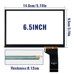40 Pins Matt Touch Screen Panel Digitizer for VW MIB STD2 Discover 680 682 684 200 Multimedia TDO-WVGA0633F00045 LCD Screen