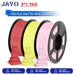 JAYO 3.3KG High Speed Matte  PLA=PLA Classic Filament 1.75mm 30mm/s - 600mm/s Print Range High Flow Speedy PLA Printer Filament