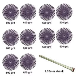 9Pcs Radial Bristle Disc Kit Abrasive Brush Elastic Detail Polishing Abrasive Wheel for dremel Rotary Tool Accessories