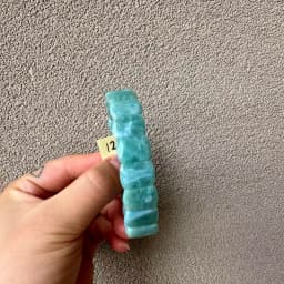 2026 AAA Grade Natural Larimar/Copper Pectolite Bead 10x14mm Bracelet Dominicana Genuine Larimar Gemstone Bangle Woman Wholesale