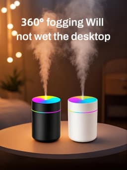 180ml Aromatherapy diffuser Humidifier Aromatherapy essential oil Air purifier Sleeping car carrying home LED 7 color light