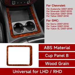 Car Center Console Armrest Box Interior Sticker For Chevrolet Avalanche Silverado Suburban Tahoe GMC Sierra Yukon XL Accessories