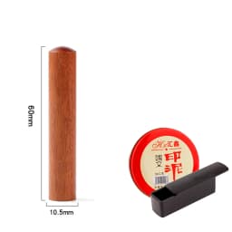 Hanko Stamp for Wood Custom Name Stamp Seal for Calligraphy English Chinese Logo Hand Account Chop Personal Gift Seal
