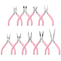 1PCS Mini Pliers Diagonal Pliers Round Bent Needle Nose Cutter Handcraft Beading Insulated Plier For Jewelry Making Hand Tool