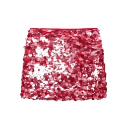 HH Elegant Women Solid Sequined Slim Mini Skirt 2025 Sparkling Party Style Skirt Female Sexy High Waist Short A-Line Skirt