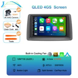 7" Car Radio Android 16 For FIAT Panda 2003 2004 2005 2006 2007 -2012 Stereo Multimedia Player Navigation Autoradio Carplay Auto