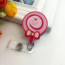 Cute Credit Card Clip Cartoon High Quality Retractable Hospital Nurse Badge Holder Reel Cute Cartoon ID Card Holder Keychains