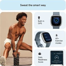 Fitbit Versa 4 Smart Watch Built-in GPS Activity Tracker Heart Rate Tracker Sleep Pressure Monitoring Waterproof Smartwatch