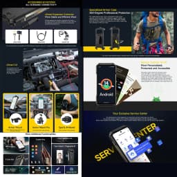 Ulefone Armor 27T + Rugged Phone Thermal Imager 12GB+256GB 10600mAh 6.78'' Android 14 Helio G99 Night Vision 4G NFC Smartphone