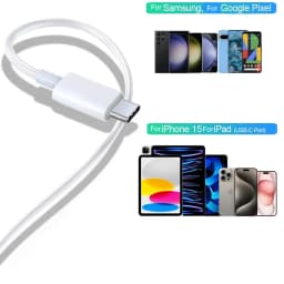 10Pcs 120W USB C Phone Cable For iPhone 16 15 17 Pro Max Plus Fast Charging Type-C Charge Braided Cables USB to Type C Data Line