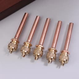 5Pcs Air Conditioner Refrigeration Access Valves 6MM OD Tube Filling Par 20CC Spare Part Replacement Stem Core Filling Parts