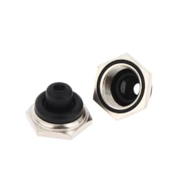 5Pcs New Product M12 * 0.75 12MM Toggle Switch Waterproof Cap With Hexagonal Metal Edge Accessories
