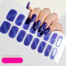 Semi Cured Wraps Fast Gel Nail Sticker Soild Nail Gel Wraps Adhesive Full Cover Gel Nail Decal UV Lamp Cured Manicure Decoration