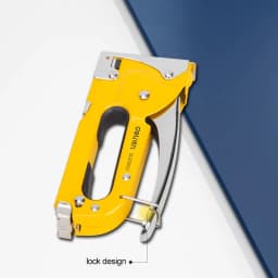 Deli 3 in 1 Stapler Nail Gun Staple Heavy Duty Furniture Tool for Wood Stainless Steel Metal Carpentry Hand Tool for Home DIY