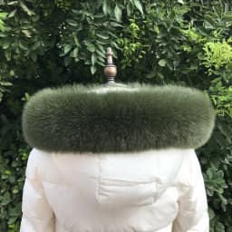 Real Fox Fur Collar Women Universal Hat Strip Down Jacket Fur Collar Winter Warm Fur Scarf Shawl Luxury Neck Warmer Fur Scarf