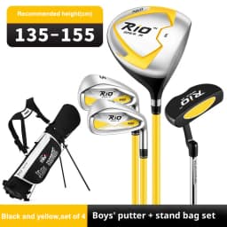 PGM Children's Golf Club Junior Boys Beginner Set Girls' Ball Bag Set Youth Graphite Shaft JRTG017