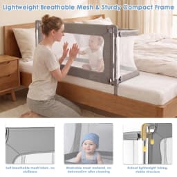 Baby bassinets bedside sleeper, co sleeping bed for baby, for co sleeper for baby in bed, Portable Crib, breathable and visible mesh window