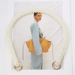 Pearl Bag Strap Shoulder Bag Chain Bag Chain Bags Straps Replacement Handles Purse Belts Beaded Handbag Belt Bags Accessories