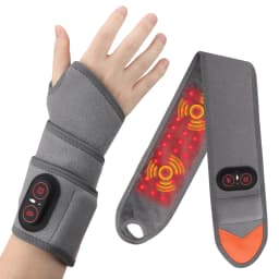 Electric Compress Hot Wrist Wrap 36/48 LEDs 3 Modes 660nm 850nm Infrared Wearable Joint Support Portable Hand Relaxation Brace