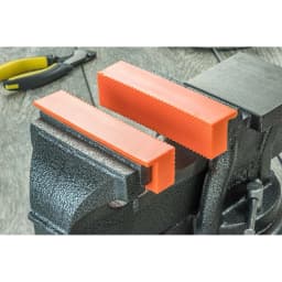 2pcs 4/6 Inch Bench Vice Jaw Pads Magnetic Vise Protection Strip For Holding Wood Metal Mill Clamp Drill Press Accessories