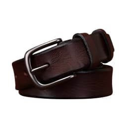 2.8CM Pure Cowhide Genuine Leather for Women High Quality Jeans Pin Buckle Business Belts Waistband Male Fashion Designer