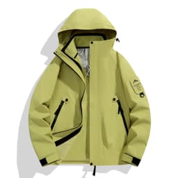 Men's 3-in-1 Jacket with Removable Fleece Liner, Waterproof Windproof Coat for Hiking, Camping, Travel and Daily Outdoor Use