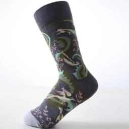 Combed cotton new lighthouse retro Japanese tide socks men and women embroidered mid-tube socks