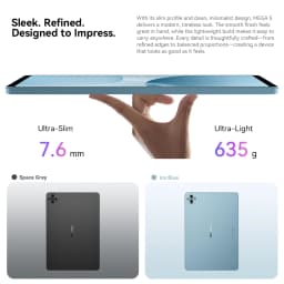 【World premiere】Blackview MEGA 5 AI Tablet 12.2" 2.4K 120Hz Display 12GB 256GB 10000mAh 55W Charging 4G Android 16 PC Pad
