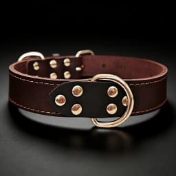 Genuine Top Layer Leather Dog Collar, 3 Sizes For Medium Large Dogs, Handmade Durable Skin-Friendly Outdoor Walking Pet Collar