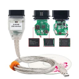 For BMW K+DCAN With FT232RL Diagnostic Cables Connectors For BMW 20Pin OBD2 Extension Cable To 16Pin IN-PA K DCAN Switch USB