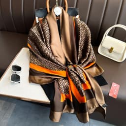 Luxury Design 180X90CM Long Shawls Beach Women Square Scarves Popular The Four Seasons Bandanna Sunscreen New Style Silk Scarf