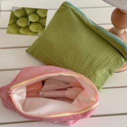 New Women Plaid Makeup Bag Large Capacity Nylon Zipper Pouch Purse Travel Clutch Cosmetic Organizer Zipper Storage Bag Косметика