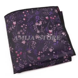 High Grade Handkerchief Man Jacquard Water Ripples Constellation Paisley Christmas's Day Party Pocket Square Handkerchiefs Suit