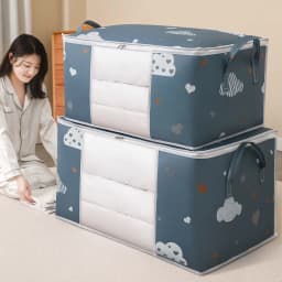 Big Capacity Storage Bag 4/2/1PCS Quilt Clothes Moisture Dust Proof Organizer Duvet Blanket Sorting Bags Luggage Bag