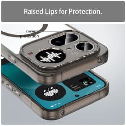 Flexible Wireless Charging Magnetic Case For Nothing Phone 4A Pro Cover Transparent Shell Fundas Coque