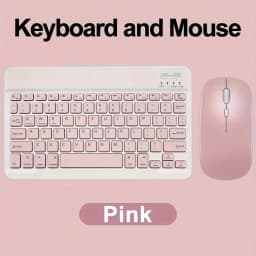 10 in Mini Wireless Keyboard and Mouse Rechargeable Slim Keyboard and mouse set For iPad Air Pro Tablet For Android IOS Windows