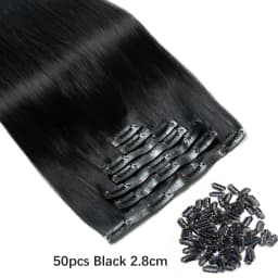 #4 Browm Injected PU Seamless Clip On Hair Invisible Clip Ins Human Hair Machine Remy 7Pcs 100-120g 24 inch Invisible Hair Clips