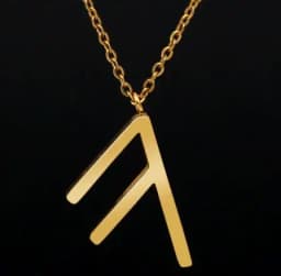 customer women rune necklace style