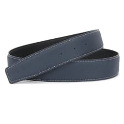 No Buckle Luxury Ultra-thin Pointed New Mens Litchi Grain Holes Belt Brand Male Genuine Two Sides Strap Jeans Belts 3.2/3.8cm