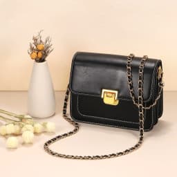 47in PU Leather Flat Chain Strap Handbag Chains Purse Straps Shoulder Cross Body Replacement Strap DIY Purse Making