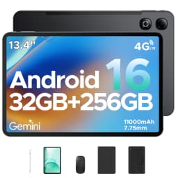 DOOGEE 2 in 1 Tablet PC Tab G6 Max Gemini Ai Android 16 13.4'' 32GB(6+26) RAM 256GB ROM 11000 mAh Battery 7.7 mm Slim Widevine L1 Support Smart Tablet