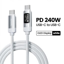 Toocki USB C 240W Cbale Fast Charging PD 3.1 OLED Digital Display For Samsung Macbook iphone 16 17 USB C To Type C Data Cord
