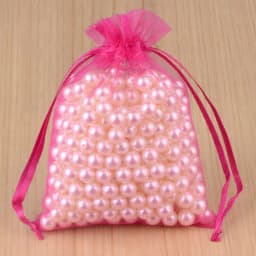50pcs 5*7 7*9 9*12cm Small Jewelry Packaging Bag Organza Bags Gift Storage Wedding Party Candy Packaging Drawstring Pouches