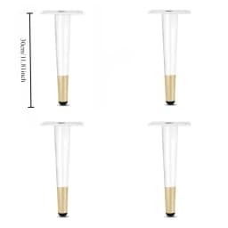 4pcs Coffee Table Support Desk Chairs Nightstands DIY Furniture Metal Legs Adjustable Furniture Table Legs for Sofa TV Cabinet