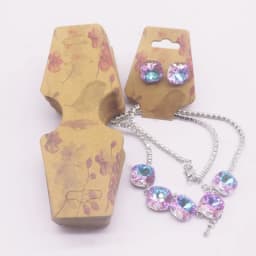 50 Pcs Jewelry Cards, Folded with Adhesive, Self-Adhesive Hanging Card, Jewelry Display Card