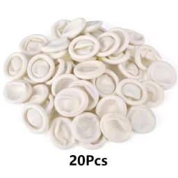 20/100PCS Anti-static Latex Finger Cots Non-slip Disposable Rubber Finger Protectors Fingertip Sleeves