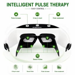Wireless 3D Rechargeable Green Light Eye instrument Restore vision Eye Massager Child Myopia Treatment Massage eye glasses