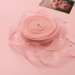 1 Meter Silk Ribbon Organza Satin For DIY Craft Gift Jewelry Packaging Decoration Wedding Bouquets Wreath Sewing Supplies
