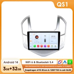 Hizpo 2din Android 14 Car Radio Multimidia For Chevrolet Cruze J300 J308 2012-2015 Video Player Navigation GPS Head Unit Carplay